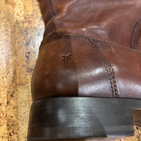 FRYE-Molly Button-Tall Knee High Boot- Redwood Leather-SIZE 6-NWOB - Picture 5 of 8